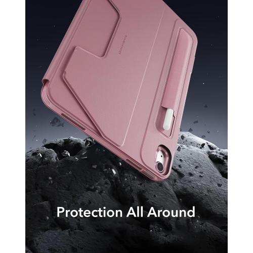 ESR for iPad A16 Case, iPad 11th/10th Generation Case (2025/2022), Pink | Removable Magnetic Cover with Pencil Charging & Storage, Adjustable Portrait/Landscape Stand, 9 Standing Angles, Shift Series
