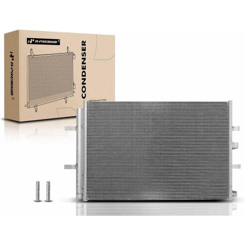 A-Premium Air Conditioning A/C Condenser Compatible with Ford Transit-150, Transit-250, Transit-350 HD, 2020-2020 V6 3.5L, Replace# LK4Z19712A