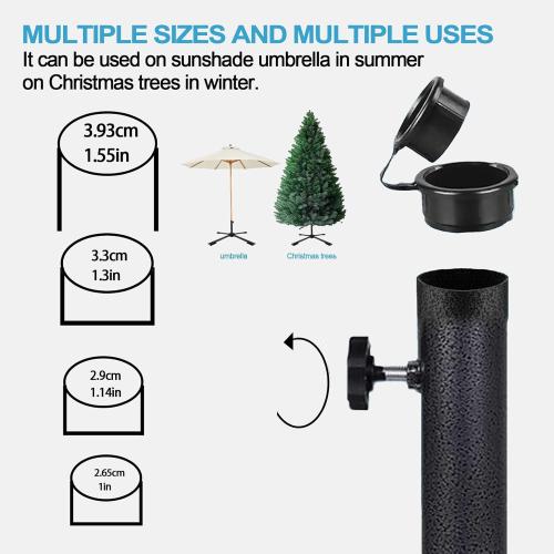 Heavy Duty Patio Umbrella Stand - Portable Beach Umbrella Base Holder, Adjustable for Courtyard, Garden, Grass, Pool & Outdoor Use maybe missing pieces