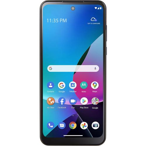 Total By Verizon | Motorola Moto g Play | Locked | 32GB | 5000mAh Battery |16MP Triple Camera System | 6.5 inches 90Hz HD  Display | Black