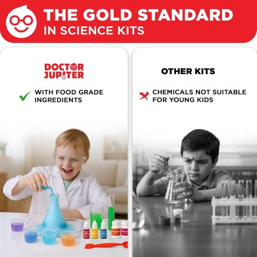 Doctor Jupiter My First Science Kit for Kids Ages 4-5-6-7-8 | Birthday Gift Ideas for 4  Year Old Boys & Girls | Toy Stem Kit with 100  Experiments | Learning & Educational Projects