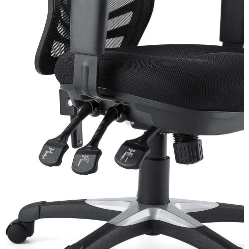 Modway EEI-757-BLK Articulate Ergonomic Mesh Office Chair in Black