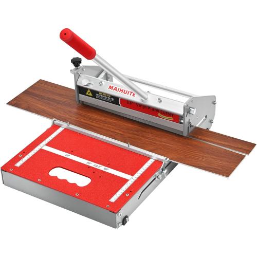 10mm Thick Floor Cutter - 13 Pro Vinyl Floor Cutter for LVP, LVT, WPC, SPC, PVC, VCT, Rigid Core Vinyl Flooring - Honing Stone Included - Manual Operation, No Electricity, No Noise