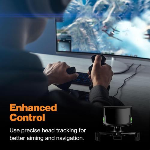 TrackIR 5 Head Tracking System with TrackClip PRO – 6DOF USB Optical Motion Tracker for PC Gaming, Flight & Racing Simulators – NaturalPoint Head Tracker Bundle
