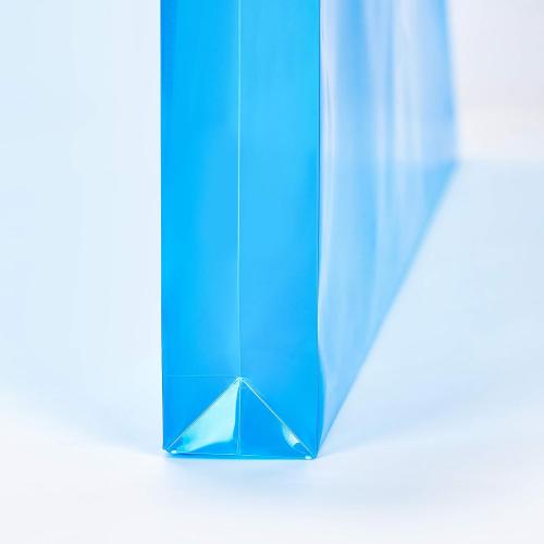 FANWU Plastic Letter Size Envelopes with Button & String Tie Closure, 1-1/6 Expansion, Side Load, Clear Poly Reusable File Folders Project Paper Documents Organizer for Office School & Home