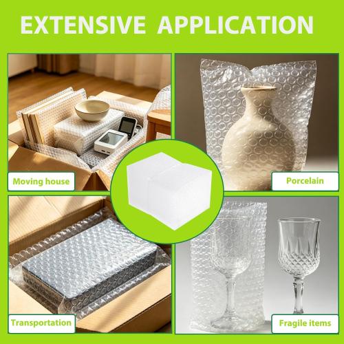 50PCS 6x8Bubble Pouches,Shockproof Cushioning Protection