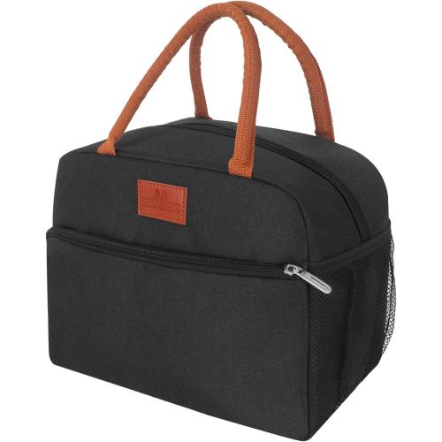 CCidea Lunch Bag for Women/Men, Insulated Lunch Box Bag for Women Adult Men, Small Leakproof Lunch Tote Bag, Reusable Lunch Cooler bag Container for Work/Office/Picnic/Travel -Black