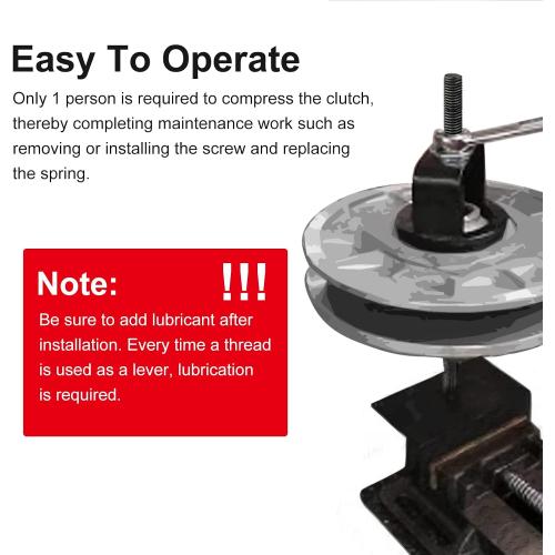 Clutch Compression Tool Universal for ATV UTV Snowmobile, Compatible with Polaris Kawasaki Kymco Yamaha, Primary/Secondary Clutch Compression Tool