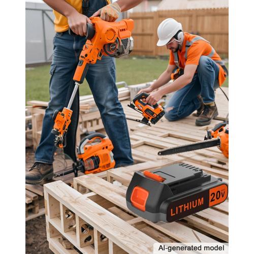 20 Volt MAX 2.0Ah Lithium Replacement for Black and Decker Battery LBXR20 LBX20 LB20 LB2X4020 Compatible with 20V Black and Decker Power  Tools and All Power Lithium Ion Battery 2000mAh
