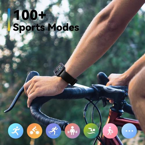 ENOMIR [2025 New] Smart Watch for Men - Alexa Built-in Fitness Tracker with Call Function&1.8 HD Touchscreen, IP68 Waterproof Heart Rate/Sleep/SpO2 Monitor, 100  Sport Modes, iOS Android Compatible