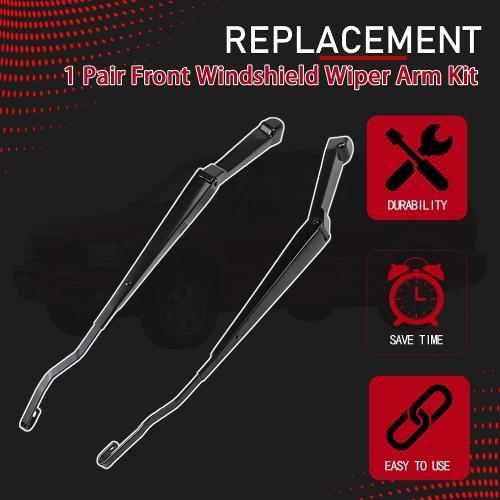 1 Pair Front Windshield Wiper Arm Kit
