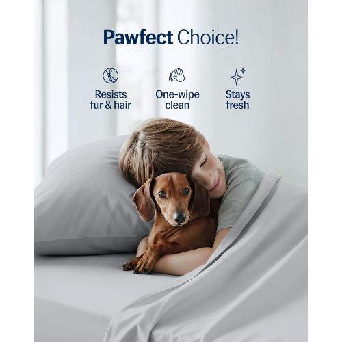 REST® Evercool®  Cooling Pillowcases King - 2 Pillowcases for Sensitive Skin, Silver Infused Fabric for Hygienic Sleep, Silky Smooth for Curly Hair, High Elastic for Snug Fit (19x35 inches)