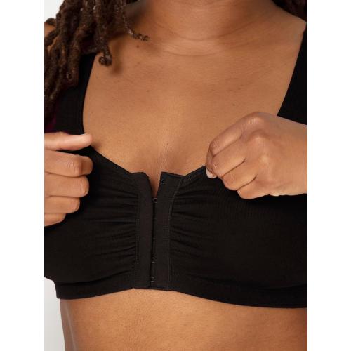 Size 42Fruit of the Loom Women's Multi-Pack Front Closure Cotton Bra