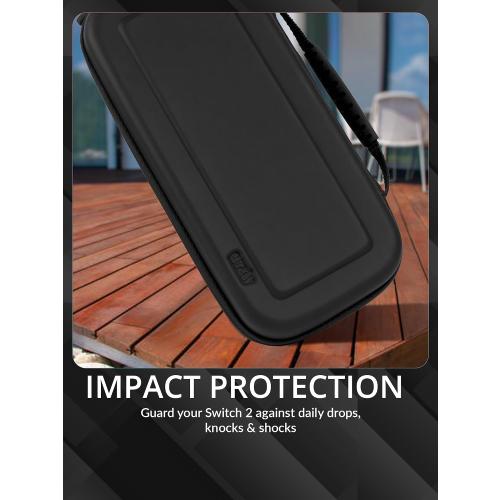 Orzly Case Compatible with Nintendo Switch 2 Protective Carry Case (2025 Model) with Screen Padding, Game Card microSD Pockets for Console and Accessories Screen Size 7.9 - Gift Boxed