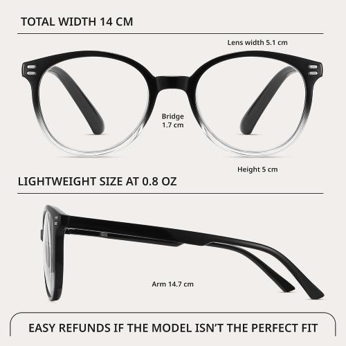 GIBLOGO Reading Glasses for Women/Men Eye Glasses Blue Light Reading Glasses Cheaters Eyeglasses