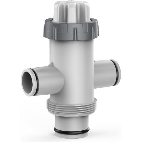 Split Swimming Pool Hose Plunger Valve, 2 in 1 Hose Plunger Valve Swimming Pool Part for Filter Circulation System