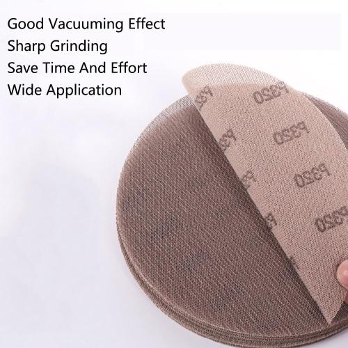 9 inch Mesh Abrasive Sanding Disc Dust Free Hook and Loop Mesh Sanding Paper Sheets 10 Pieces 80 Grit Sandpaper for Drywall Sander Wood Metal Car Polishing Grinding