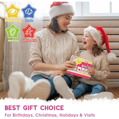 M SANMERSEN Piano Mat - Musical Keyboard Floor Playmat 39.5 Electronic Music Animal Touch Play Blanket Funny Xmas Gift Toy for 1 2 3 Year Old