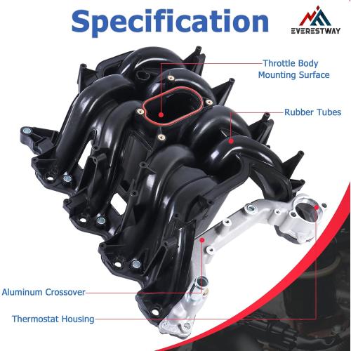615-188 Upper Intake Manifold Compatible with 2000-2003 Ford F150 F250 F350 E150 E250 E350 E450 5.4L V8