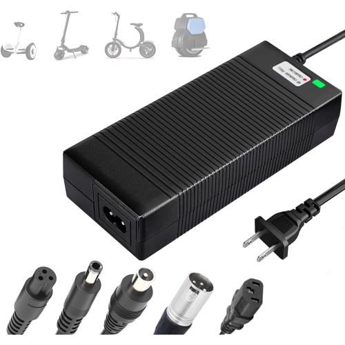5 in 1 Plugs 54.6V Safe Charger for 48V 13S Lithium Batteries, UL Certified