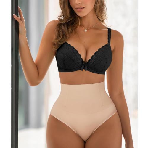 Size XL.....Nebility 2 Piece Tummy Control Shapewear Butt Lifting Underwear Seamless Panties for Women Under Dress Faja Body Shaper