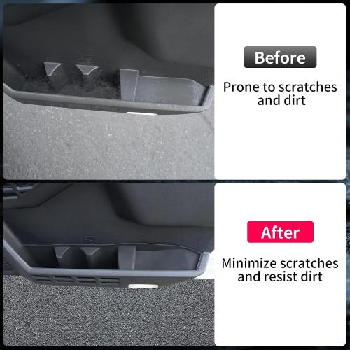 Front Door Side Storage Trays for 2025-2026 Toyota 4Runner (2PCS) | Side Storage Box Slot Pockets Silicone Organizer for 4 Runner Accessories