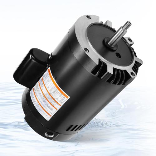 B127 Pool Motor 3/4 HP, 3450 RPM, 1 Speed, 230/115 Volts, 6.0/12.0 Amps, 1.5 Service Factor, 56J Frame, PSC, ODP Enclosure, C-Face