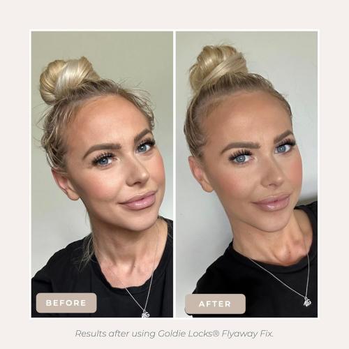 Goldie Locks Flyaway Fix Hydrating Pomade Stick - Tames Flyaways and Controls Frizz - Lightweight Non-Greasy Hold - Safe for Extensions & Color-Treated Hair - Protein-Free - 0.5 oz