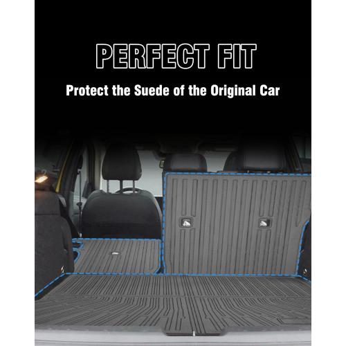 Cargo Liner Compatible with 2025 Nissan Kicks Trunk Mat Cargo Mat Back Seat Cover Protector Vehicle MAT (Backrest Mats Trunk Mat)