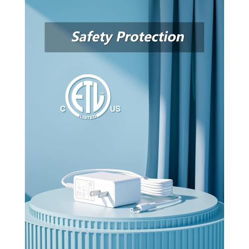 12V 3A for 4moms Mamaroo Power Cord Compatible with 4moms mamaRoo 2/4, for 2015 mamaRoo Infant Seat, Rockaroo Baby Swing Charger Cord