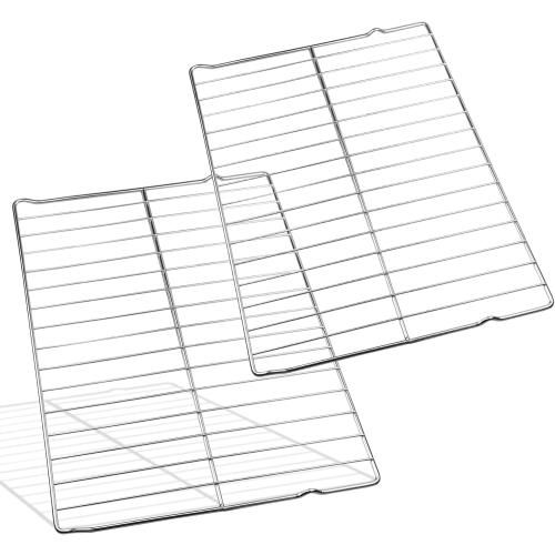 WB48T10063 Oven Rack, Stainless Steel Replacement Parts, Compatible With GE, General Electric,Hotpoint Oven AP4538468, PS2577619，24 x 17, 2 Packs
