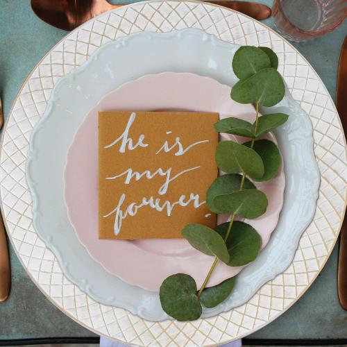 13 Charger Plates Set of 6, Antique Charger Plates Bulk Wedding, Round Dinner Chargers for Party, Birthday (Antique White)