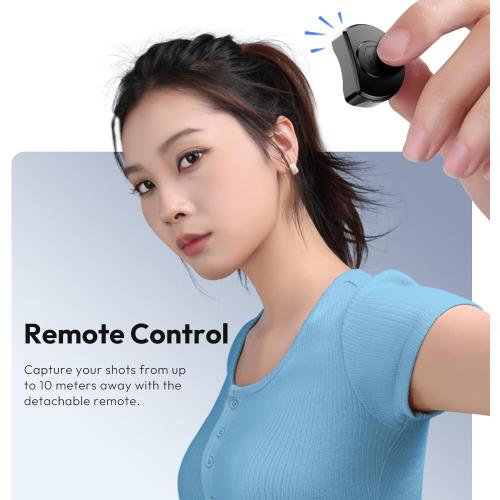 ULANZI JJ03 Magnetic Tripod for Phone with Remote Control, 3-in-1 Selfie Stick Handle Grip 360° Rotation Extendable Stand for iPhone Android Phones, for iPhone 17 16 15 14 13 12 Series