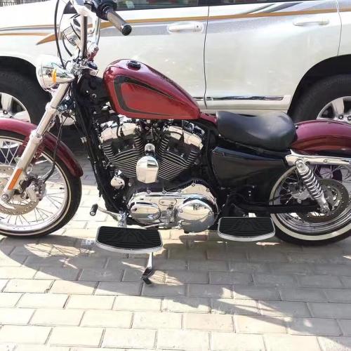 Motorcycle Foot Pegs Floorboard Front/Rear passenger Compatible with Honda Magna VF250/VT250/VF750 Yamaha V-STAR DragStar XVS 650 / Virago XV125/250/400 Pair 1994-2013 (Rear)