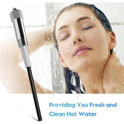 Powered Anode Rod, Briidea Water Heater Anode Rod Made of Titanium (40-89 Gallon Tank), Anti-Rust and Corrosion, Reduce Limescale