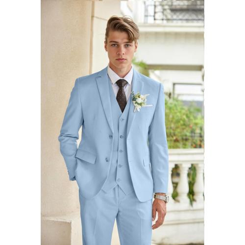3 Piece Linen Suits Casual Lightweight Blazer Jackets Vest Pants Set for Wedding Business Prom