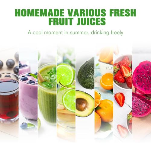 Plastic Juice Bottles, Reusable Juice Containers with White Tamper Proof Lids, Brush, Funnel and Labels, Clear Juice Containers for Juicing, Smoothie and Homemade Beverages (6PCS 4oz)