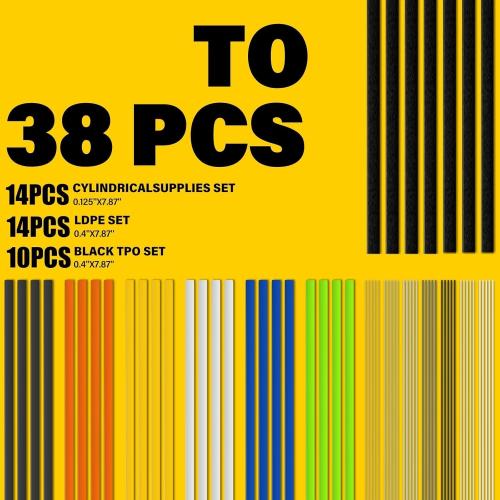 Allturn Plastic Welder, 2 in 1 Plastic Welding Kit, Hot Staples Weld Gun, Car Bumper Repair Kit for Most Plastics, Patent Number D970324(Yellow)