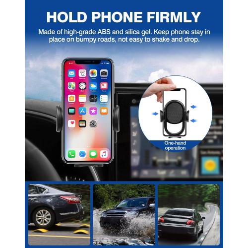 Autorder Custom Fit for Car Phone Holder 2020 2021 2022 Toyota Highlander Lmited/Platinum Accessories Phone Mount 12.3 Screen Cell Phone Automobile Cradles Hands-Free 360 Degree Rotation