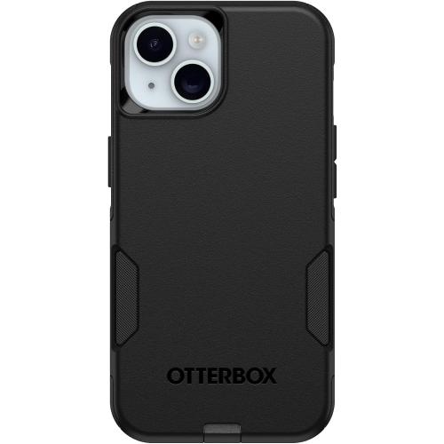 OtterBox iPhone 17e, 16e, 15, 14, & 13 Commuter Series Case - Black, Slim & Tough, Pocket-Friendly, with Port Protection - Thin & Protective iPhone Case, Dual-Layer, Impact Absorbing iPhone Case