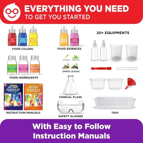 Doctor Jupiter My First Science Kit for Kids Ages 4-5-6-7-8 | Birthday Gift Ideas for 4  Year Old Boys & Girls | Toy Stem Kit with 100  Experiments | Learning & Educational Projects