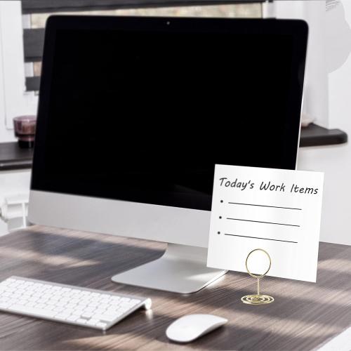 Hoewina 26Pcs Table Number Holders, Place Card Holder, Wire Picture Holder, Small Size Table Card Holders, Photo Holder for Centerpieces, Wedding Reception, Party, Birthday (Gold)