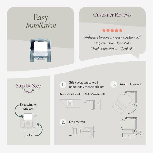 CHICOLOGY Cordless Mini Blinds, 1 Inch Vinyl Window Blinds, Room Darkening & Privacy, Easy Install with Adhesive Brackets, Child Safe, for Windows, Doors & Campers, Midnight White,31 W x 72 H