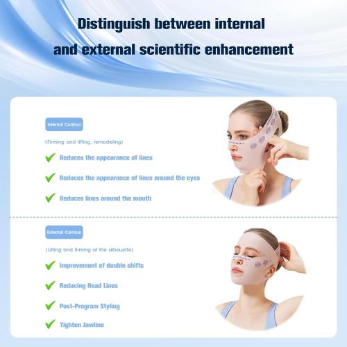 Upgrade V Line Face Lifting Mask, Chin Strap for Sleeping, V Line Lifting Mask Face Slimming Strap, Double Chin Reducer Eliminator for Women, Jaw Exerciser, Firming Prevent Sagging (21-27in, Pink)
