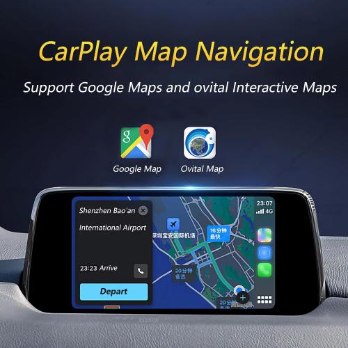 Compatible Mazda CarPlay & Android Auto Upgrade Kit, Compatible with Mazda 2/3/6/CX3/CX5/CX9/MX5 2015-2020, TK78-66-9U0C OEM Hub for MZD Connect System（New Version）