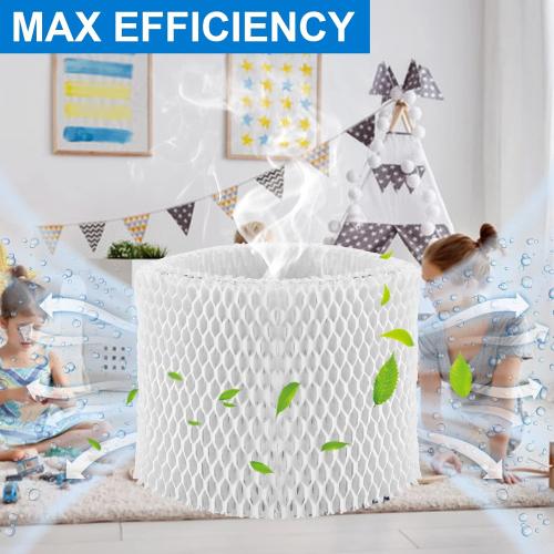 WF2 Humidifier Filter Replacement for Vicks V3500 V3100 V3900 V3700 VEV320,Kaz 3020 & Re-Lion WA-8D Cool Mist Humidifiers,Pack of 6 by TOMOON