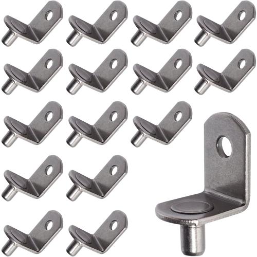 SDTWZW 5mm Shelf Pegs L-Shaped Cabinet Support Pins Bracket Style Clips
