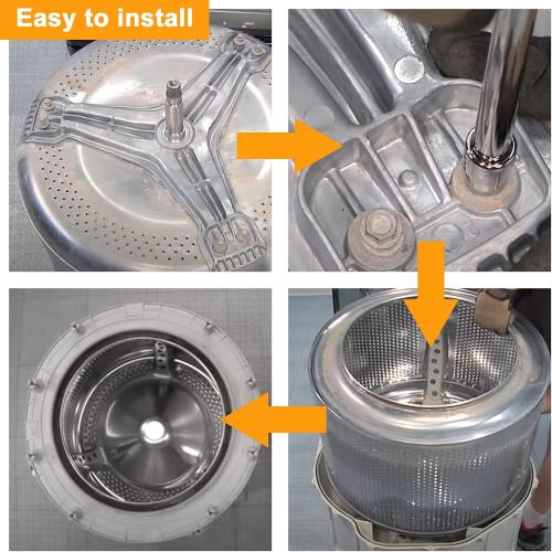 4434ER0002D 4434ER0002A Washer Spinner Support Replacement by AMI PARTS - Fits for L.G Washing Machine Replace Rear Drum Support Spider 4434ER0002B 4434ER0002E AP5592038