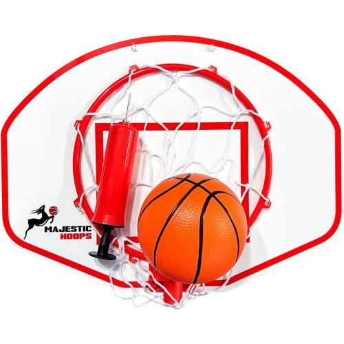 Mini Basketball Hoop - Indoor Basketball Hoop - Durable Plastic Basketball Hoop for Kids and Adults - No Assembling - Premium Basketball Game with Ball and Pump