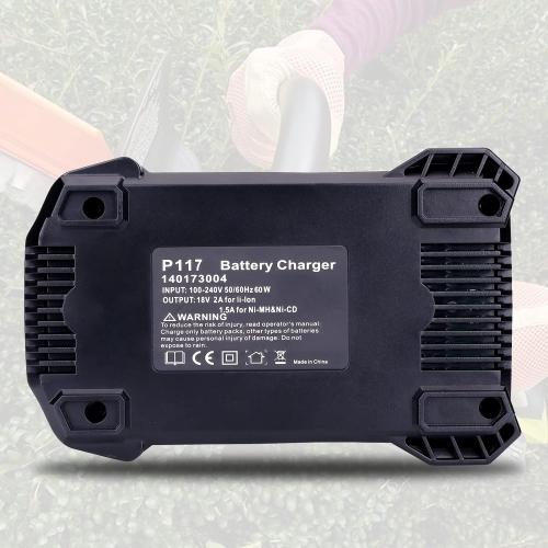 18-Volt P117 Rapid Charger Replace for Ryobi 12V-18V Battery One  Lithium-Ion/NiCad/NiMh Battery P102 P108 P189 P197 P103 P105 P107 P190 P191 PBP002 PBP005